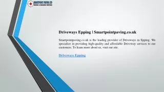 driveways epping smartpointpaving