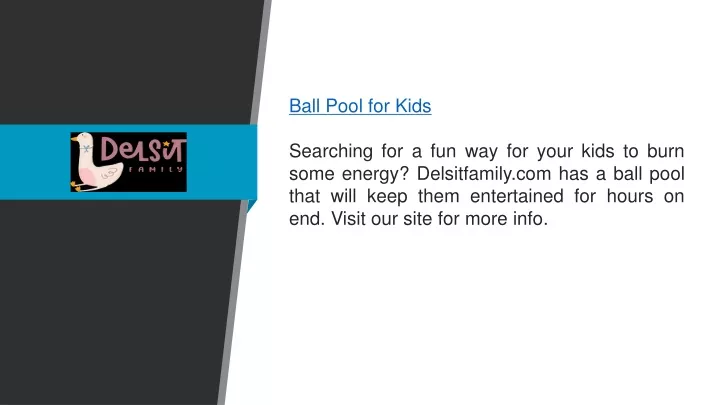 ball pool for kids searching