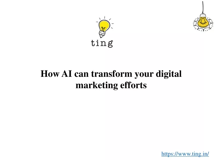 how ai can transform your digital marketing