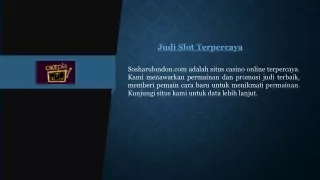 Judi Slot Terpercaya  Sosharulondon.com