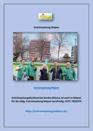 Entrümpelung Mayen