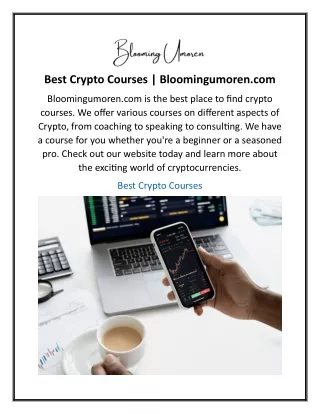 Best Crypto Courses  Bloomingumoren.com