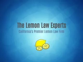 the lemon law experts california s premier lemon