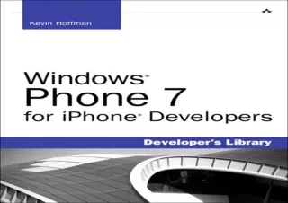 [READ PDF] Windows Phone 7 for iPhone Developers (Developer's Library) kindle