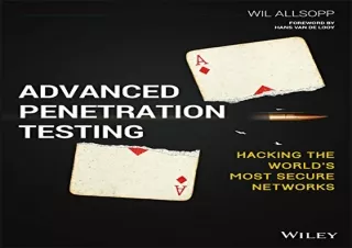 [READ PDF] Advanced Penetration Testing: Hacking the World's Most Secure Network
