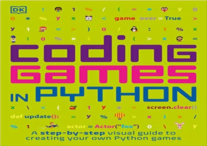 pdf book coding games in python computer coding