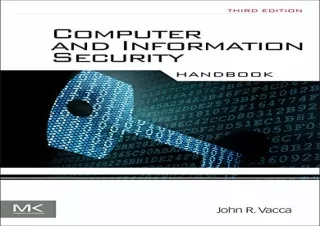 (PDF BOOK) Computer and Information Security Handbook full