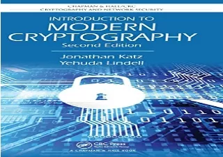 PDF Introduction to Modern Cryptography (Chapman & Hall/CRC Cryptography and Net
