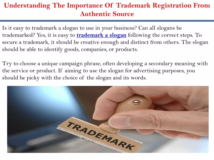 understanding the importance of trademark