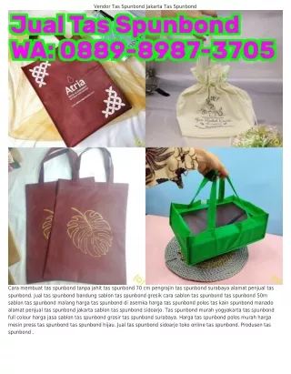 vendor tas spunbond jakarta tas spunbond
