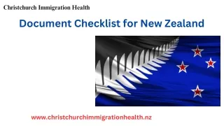 Document Checklist for New Zealand