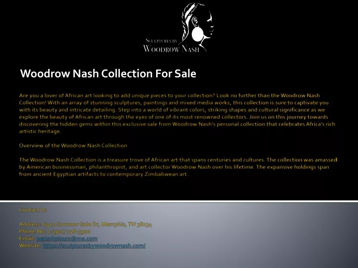 woodrow nash collection for sale