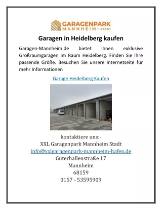 garagen in heidelberg kaufen