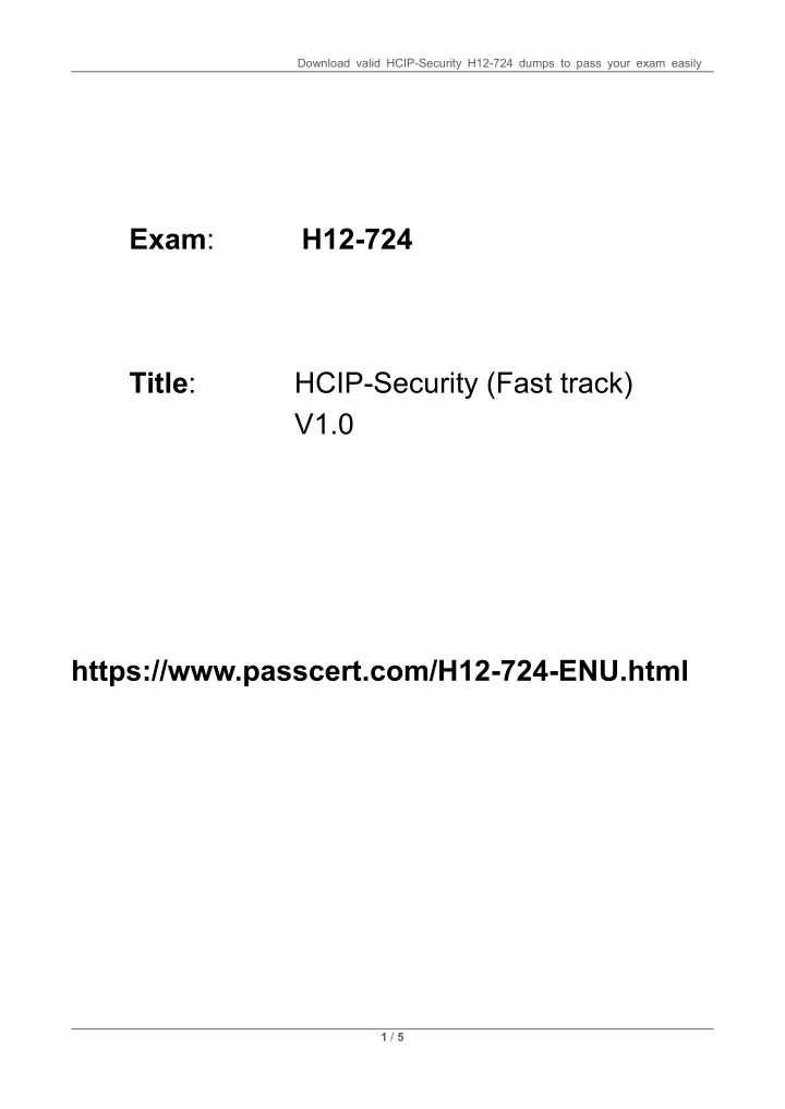 download valid hcip security h12 724 dumps