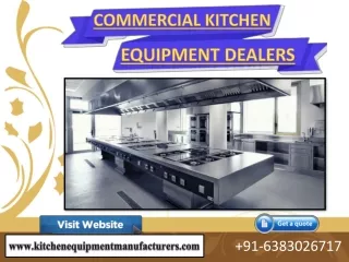 Commercial Kitchen Equipment Dealers