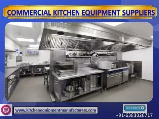 Commercial Kitchen Equipment Suppliers