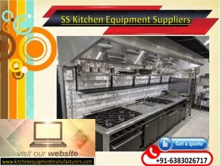 SS Kitchen Equipment Suppliers