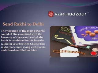 send rakhi to delhi