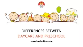 Differences Between Daycare and Preschool