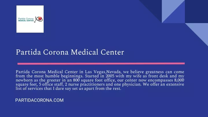 partida corona medical center