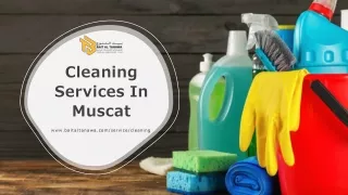 cleaning services in muscat
