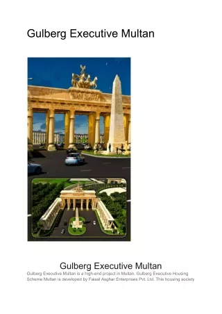 Gulberg Executive Multan