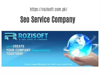 Seo service Company Pakistan