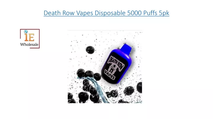 death row vapes disposable 5000 puffs 5pk