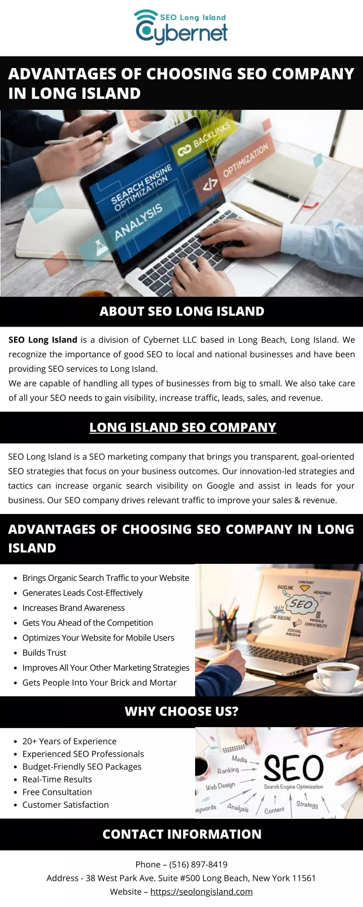 advantages of choosing seo company in long island
