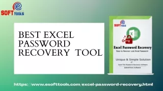 Best Excel Password Recovery Tool