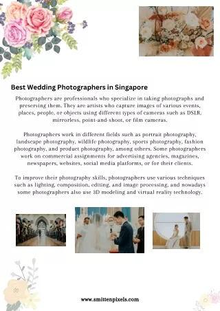 Best Wedding Photographers in Singapore