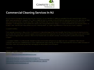 commercial cleaning services in nj