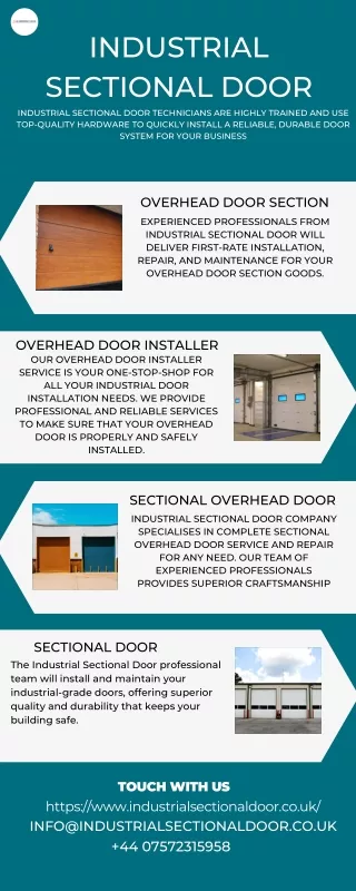 Industrial Sectional Overhead Door