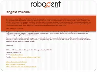 ringless voicemail