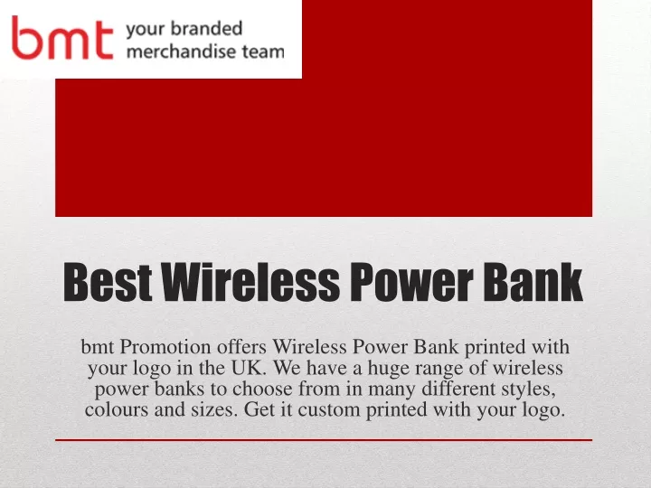 best wireless power bank