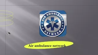 What circumstances can air ambulance services be used