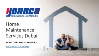 Home Maintenance Services Dubai_