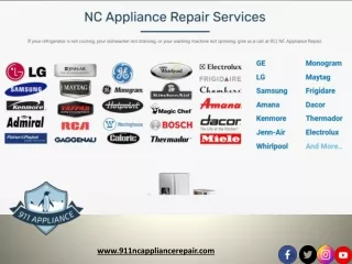 NC Appliance Repair Services