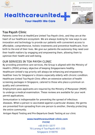 Toa Payoh Clinic