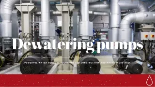 dewatering pumps
