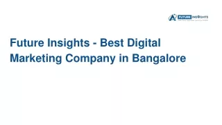 Future Insights - Digital Marketing Agency