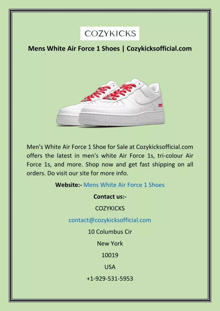 mens white air force 1 shoes cozykicksofficial com