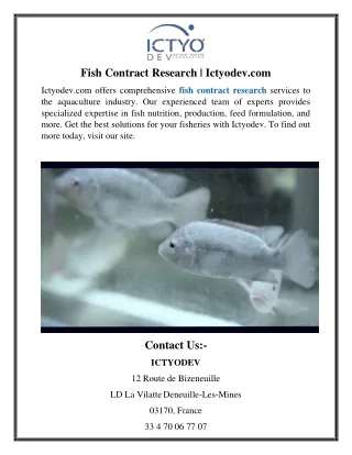 fish contract research ictyodev com