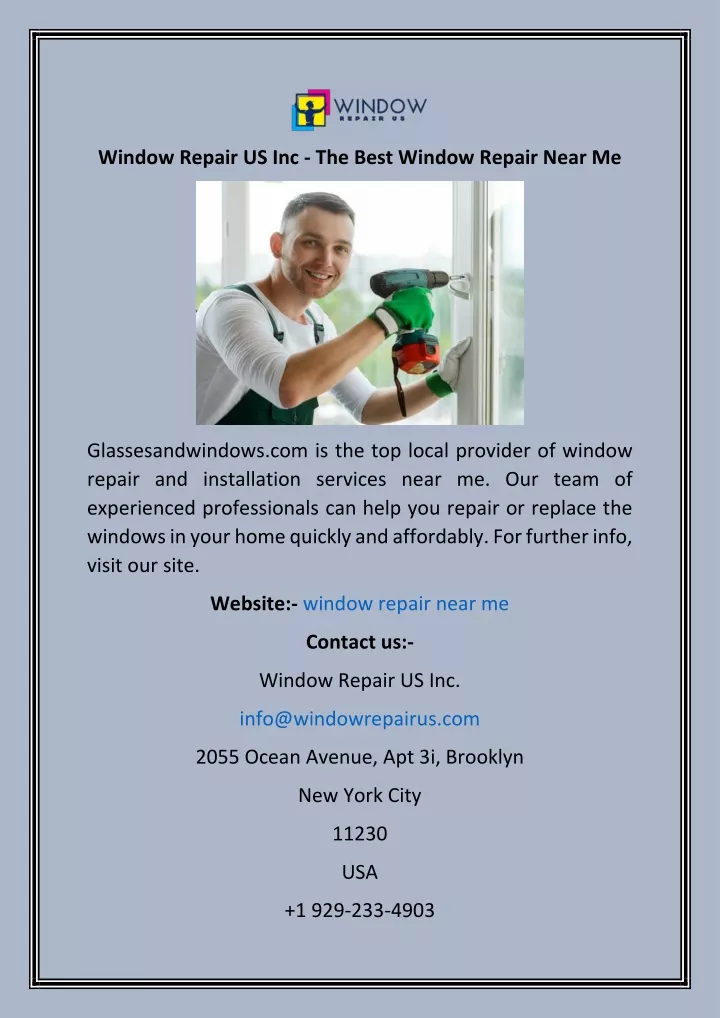 window repair us inc the best window repair near