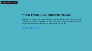 woody perfume usa stringsoferrors com shop