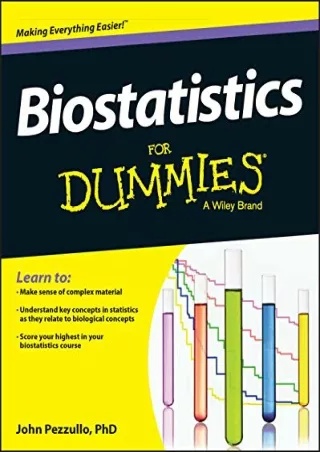 _PDF_ Biostatistics For Dummies