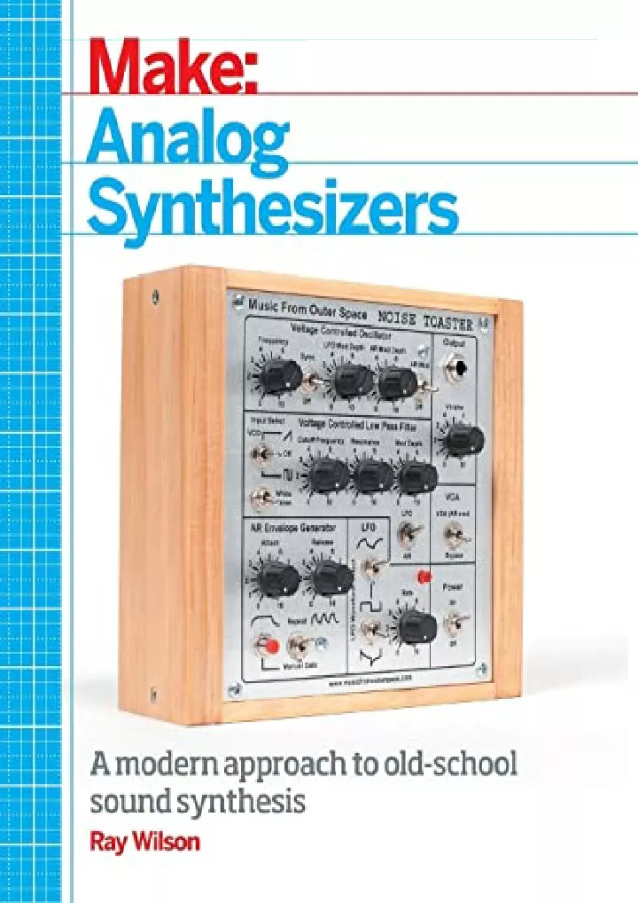 make analog synthesizers make electronic sounds