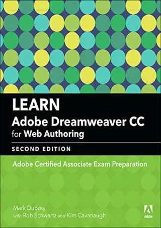 $PDF$/READ/DOWNLOAD Learn Adobe Dreamweaver CC for Web Authoring: Adobe Certifie