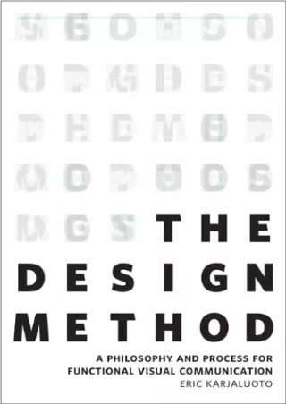 $PDF$/READ/DOWNLOAD Design Method, The: A Philosophy and Process for Functional