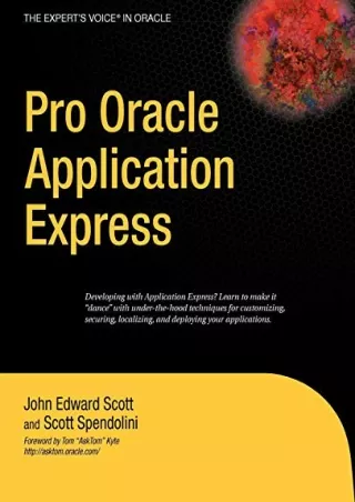 _PDF_ Pro Oracle Application Express (Expert's Voice in Oracle)
